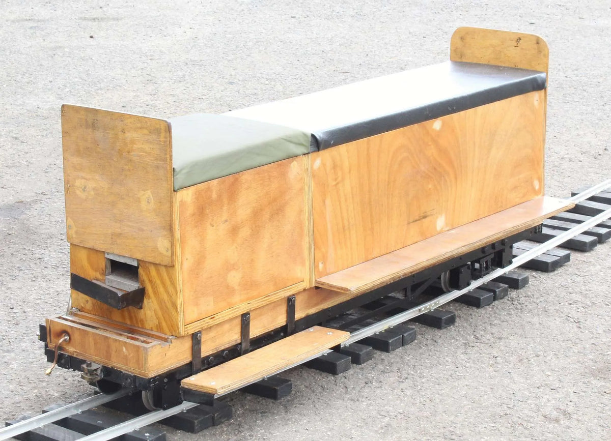 5 inch gauge braked ground level driving truck