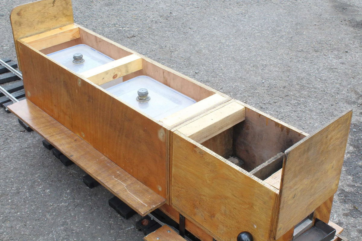 5 inch gauge braked ground level driving truck