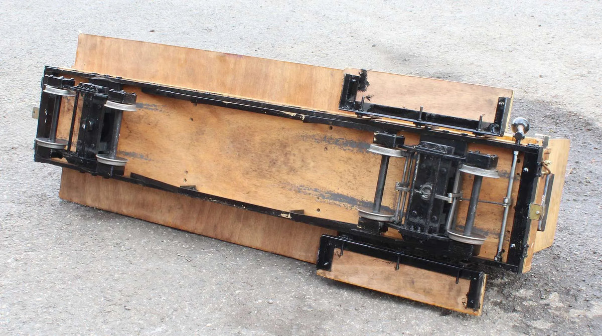 5 inch gauge braked ground level driving truck