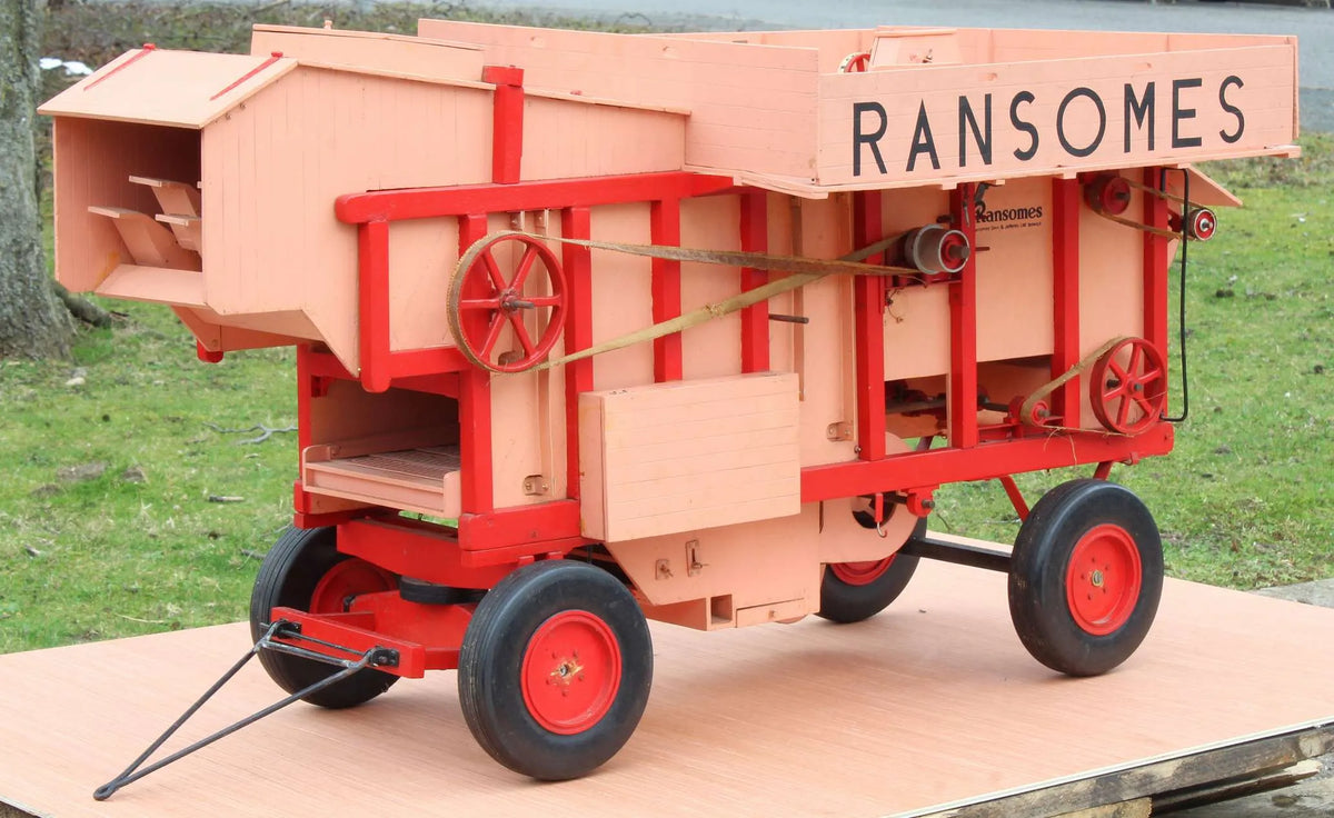 2 inch scale threshing machine