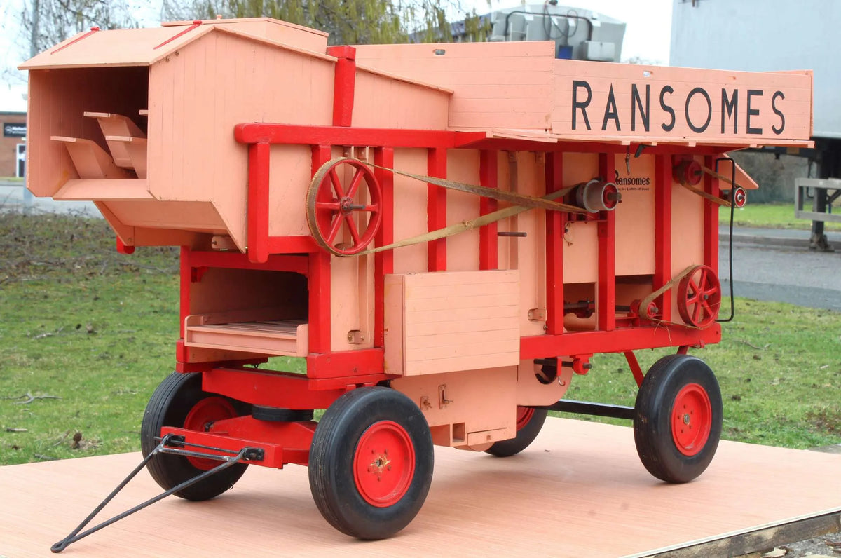 2 inch scale threshing machine