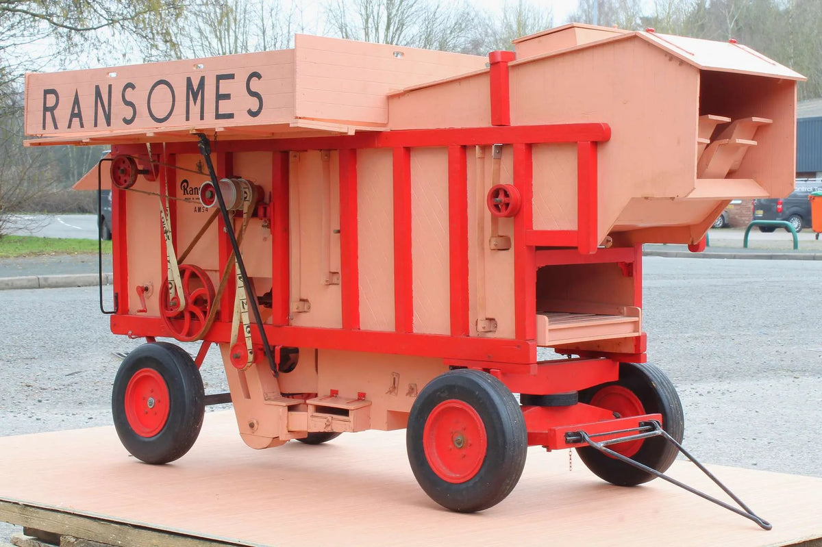 2 inch scale threshing machine