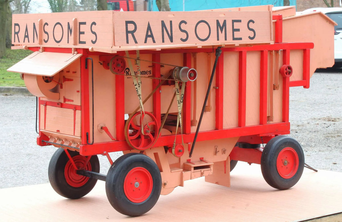 2 inch scale threshing machine