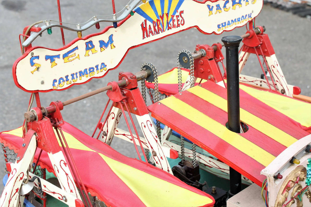 Steam yachts "Shamrock" & "Columbia"