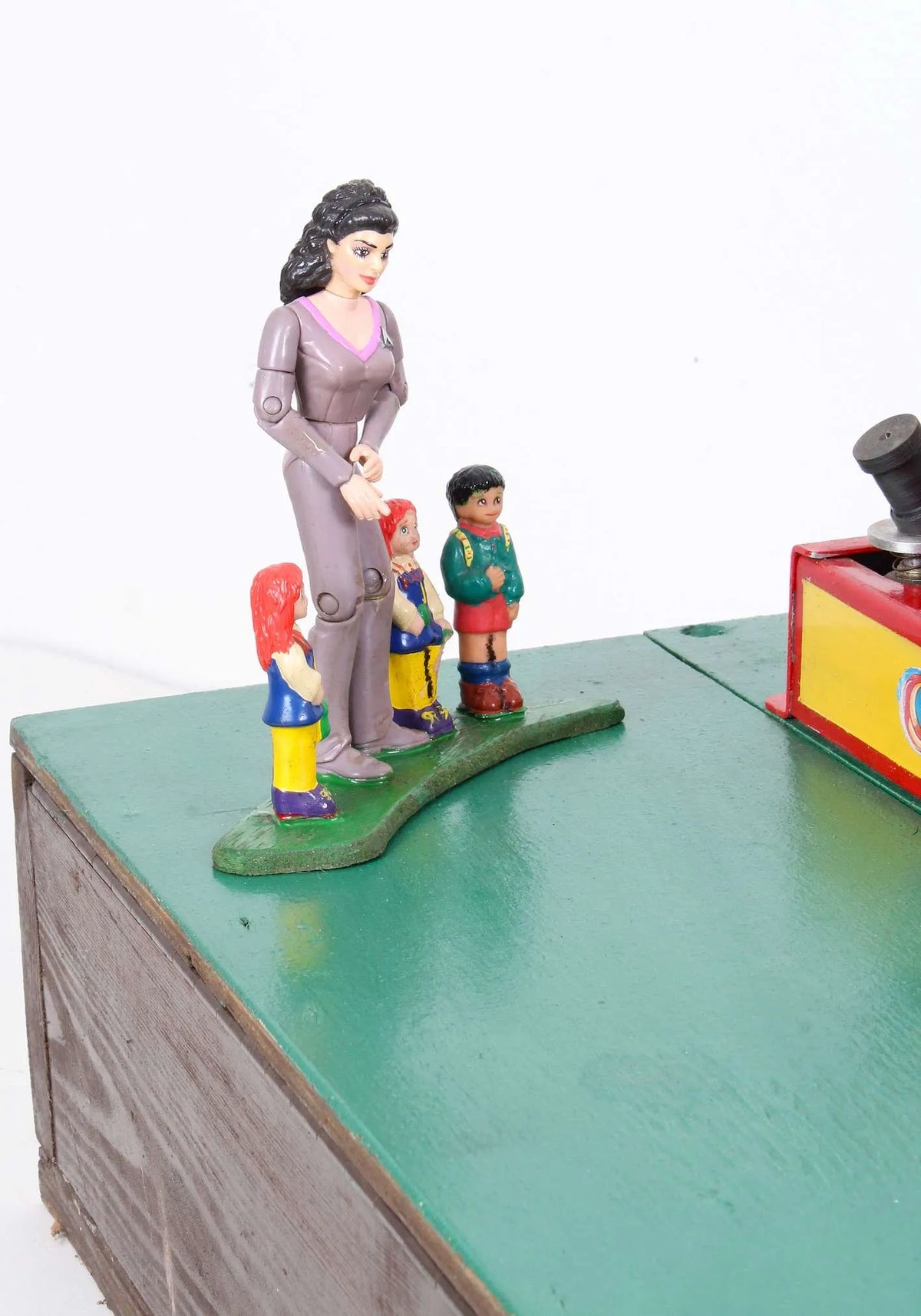 Fairground "Test your Strength" stall & juvenile roundabout