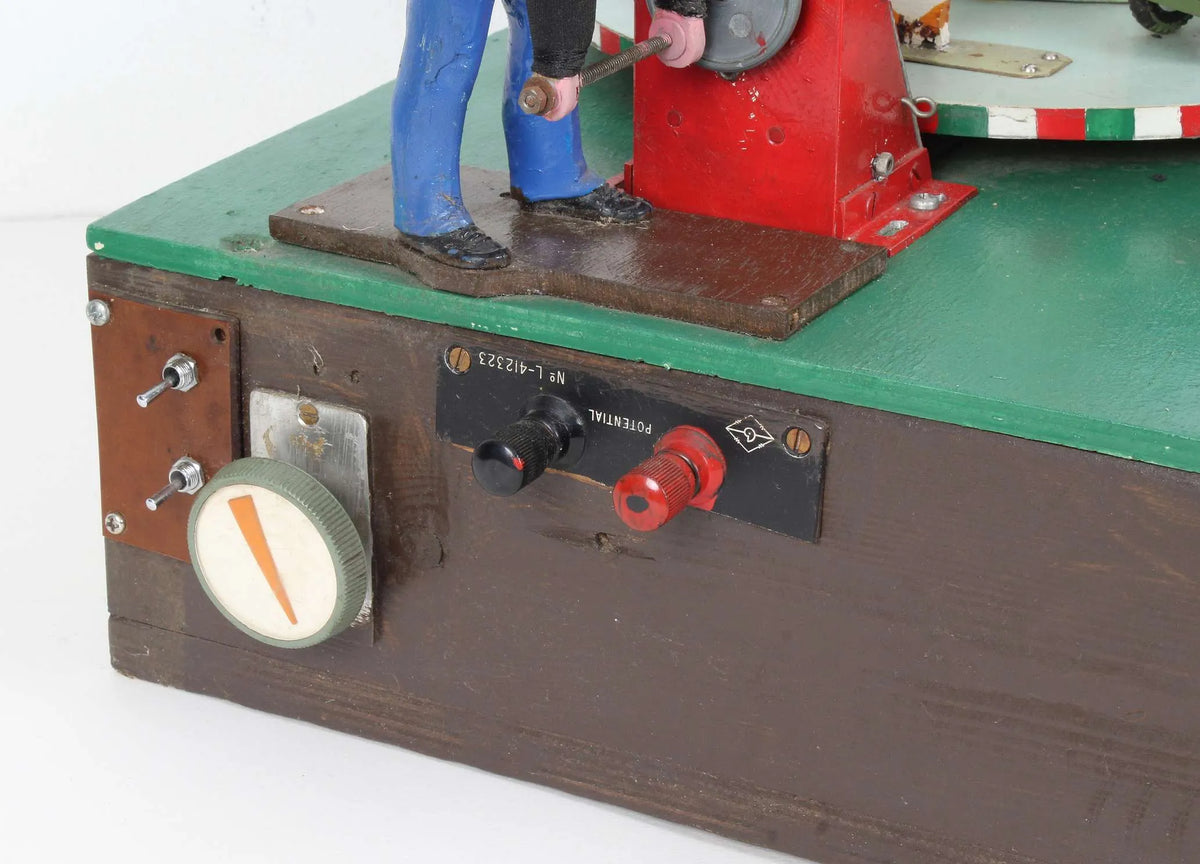 Fairground "Test your Strength" stall & juvenile roundabout
