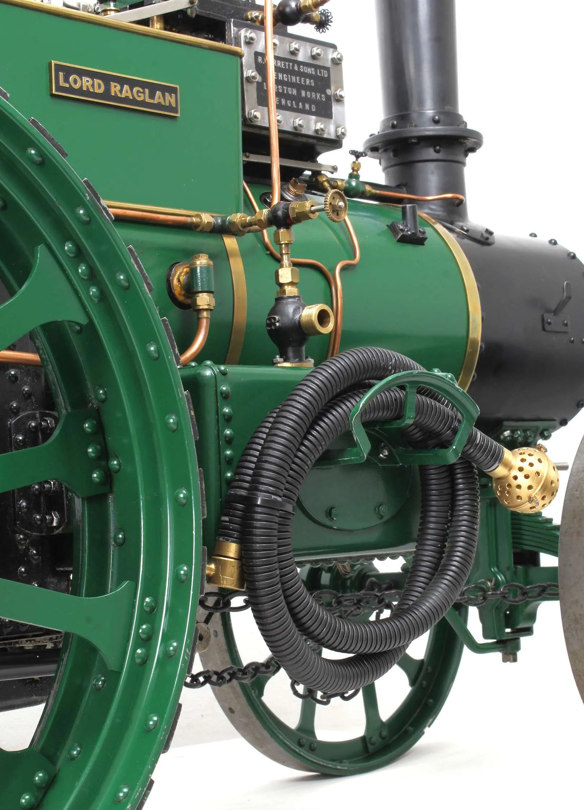3 inch scale Garrett 4CD 4nhp steam tractor "Lord Raglan"