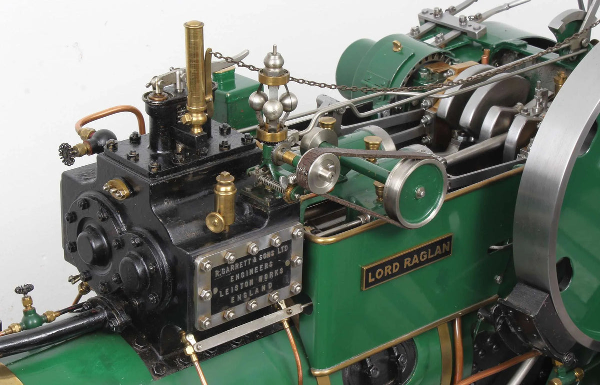 3 inch scale Garrett 4CD 4nhp steam tractor "Lord Raglan"