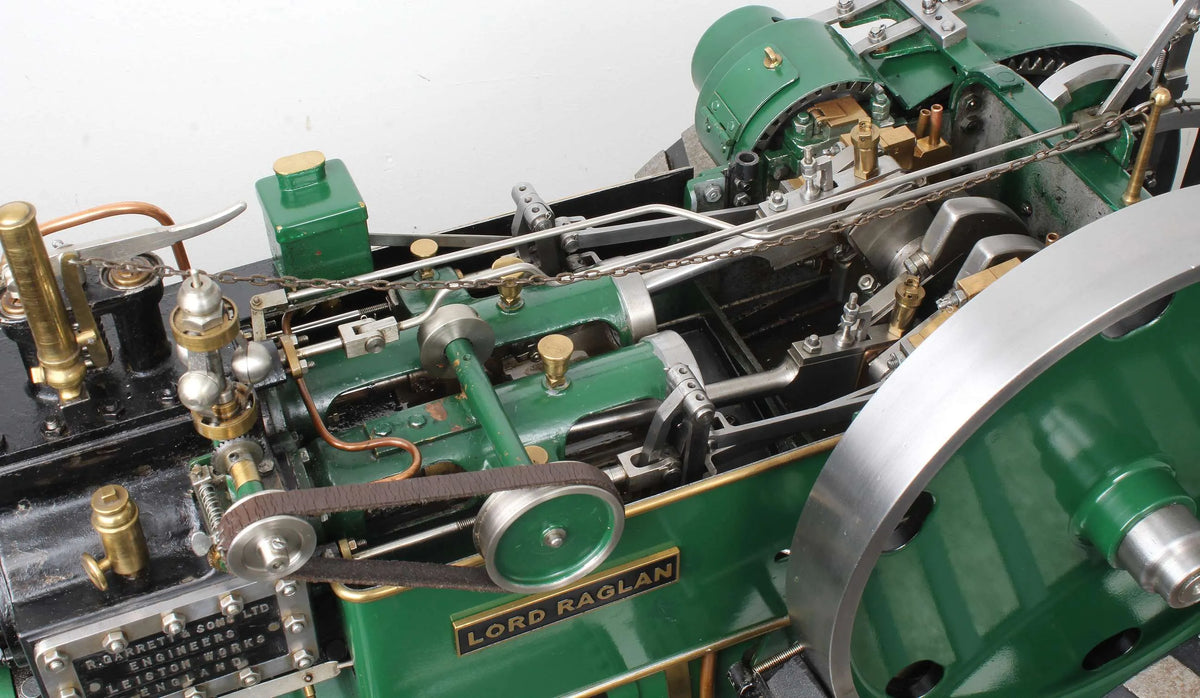 3 inch scale Garrett 4CD 4nhp steam tractor "Lord Raglan"