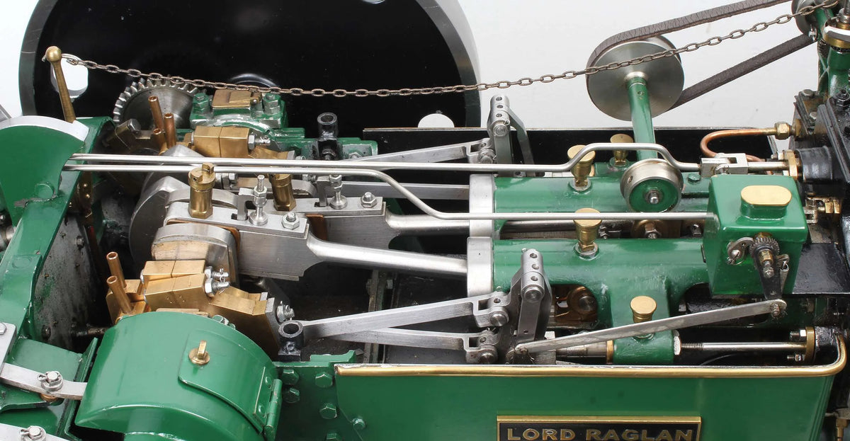 3 inch scale Garrett 4CD 4nhp steam tractor "Lord Raglan"
