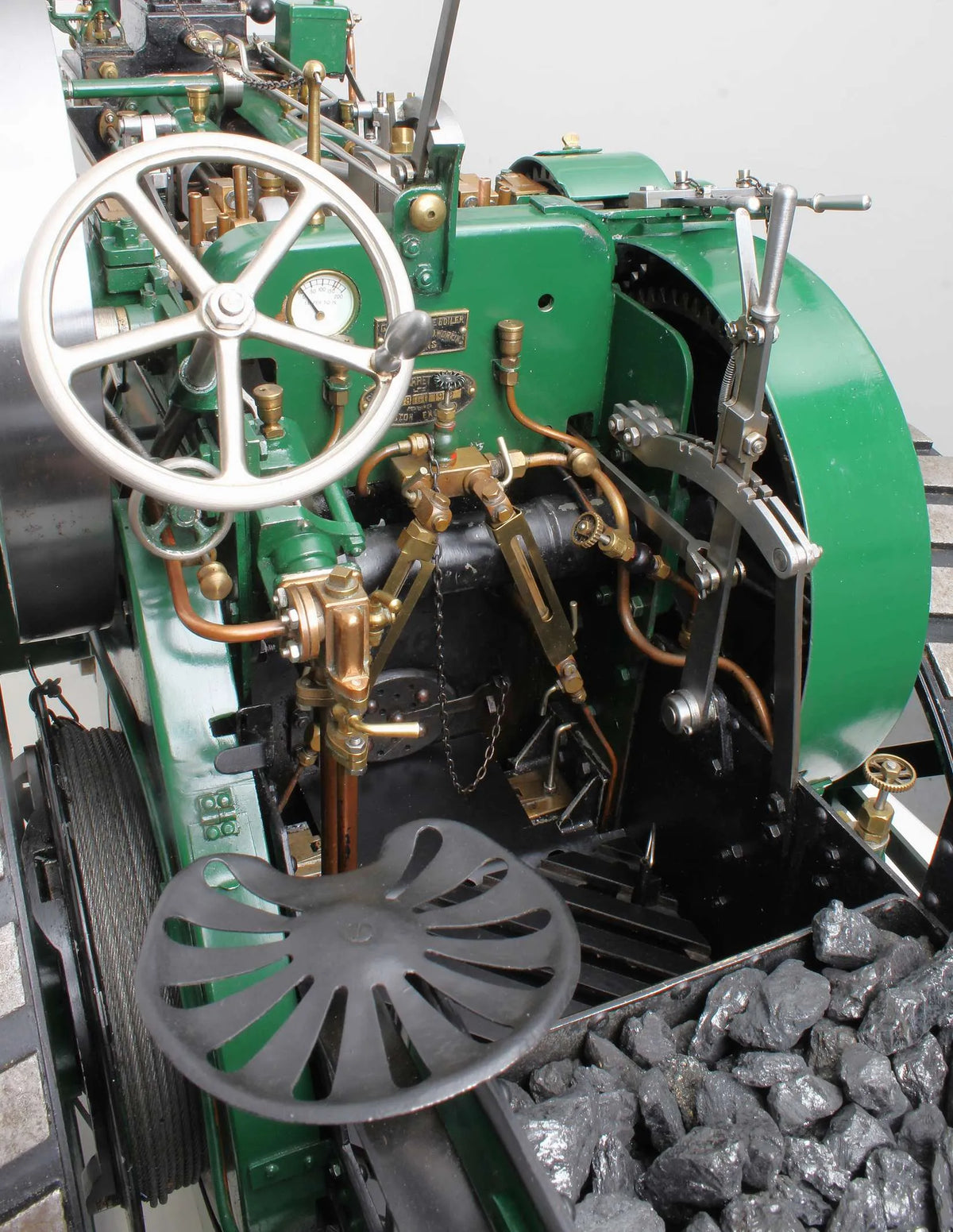 3 inch scale Garrett 4CD 4nhp steam tractor "Lord Raglan"