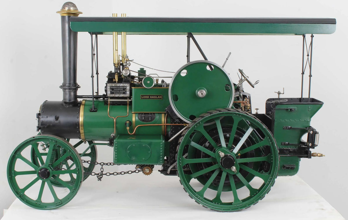 3 inch scale Garrett 4CD 4nhp steam tractor "Lord Raglan"