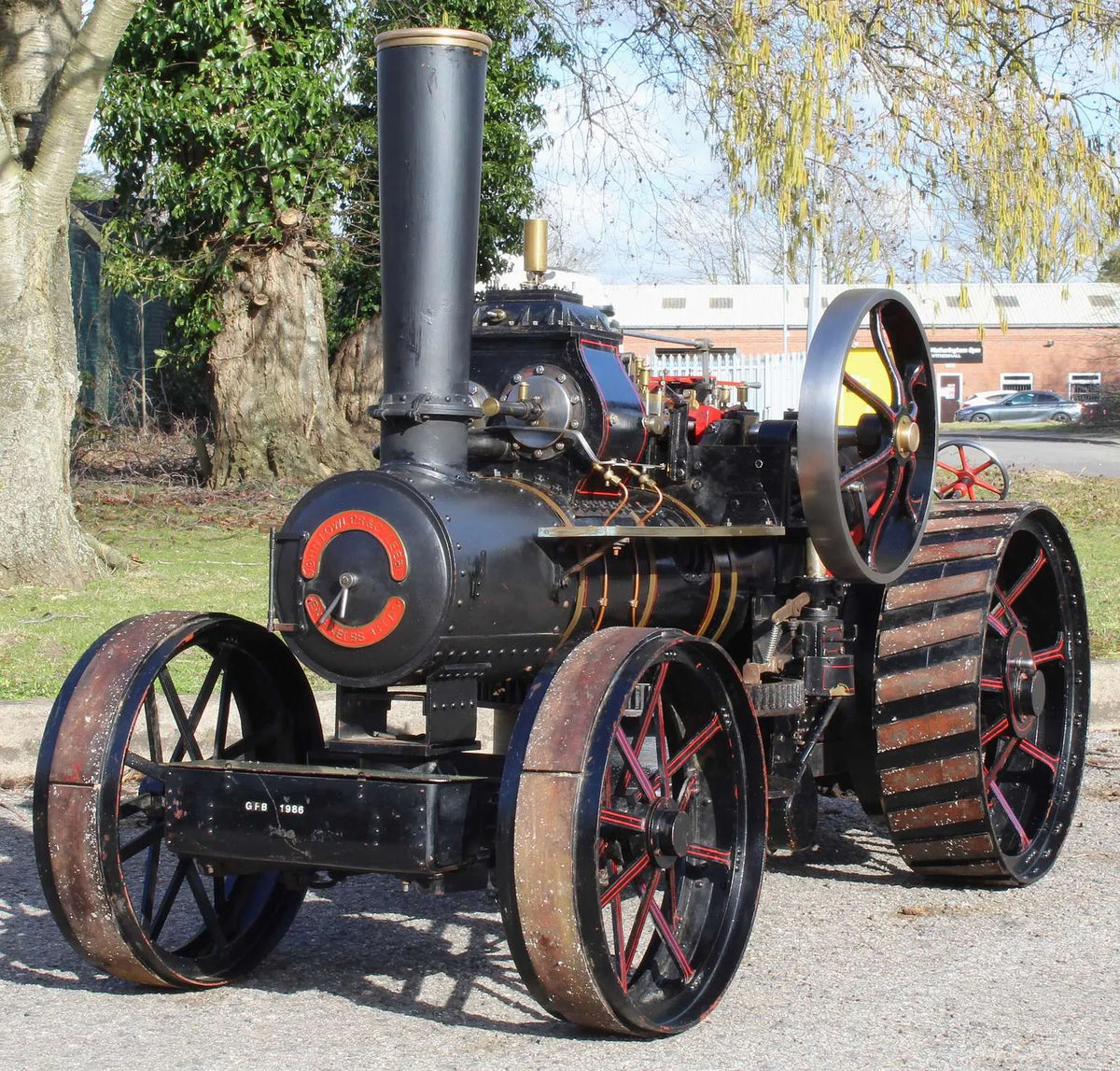 3 inch scale Fowler BB1 ploughing engine
