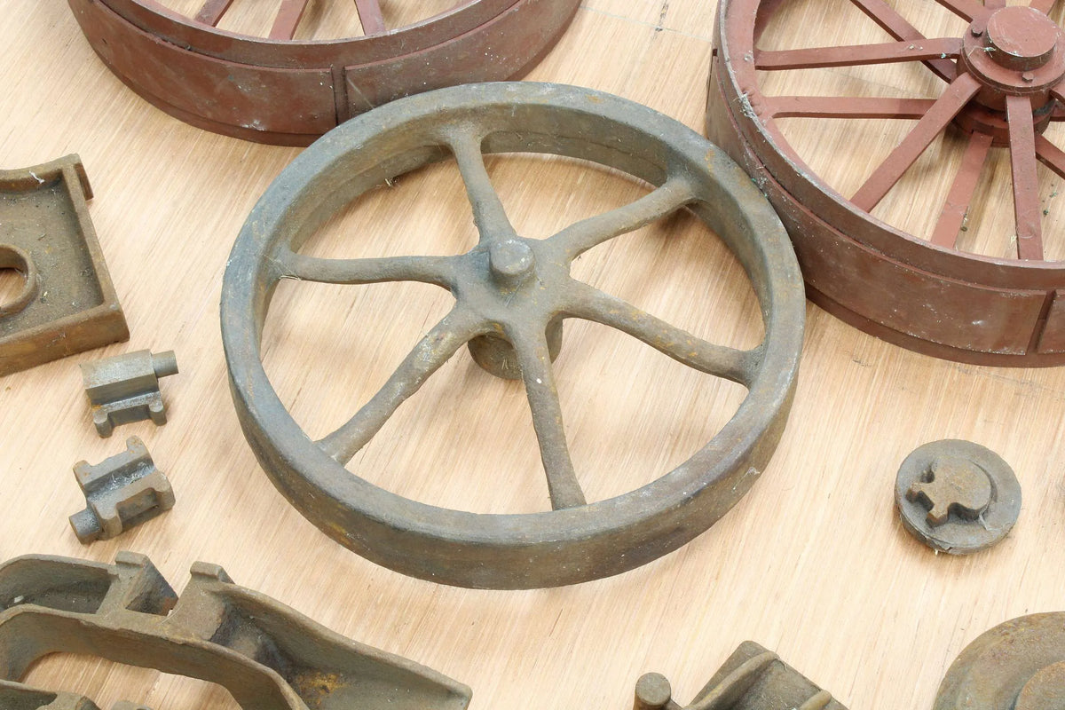 3 inch scale Fowler BB1 wheels & castings