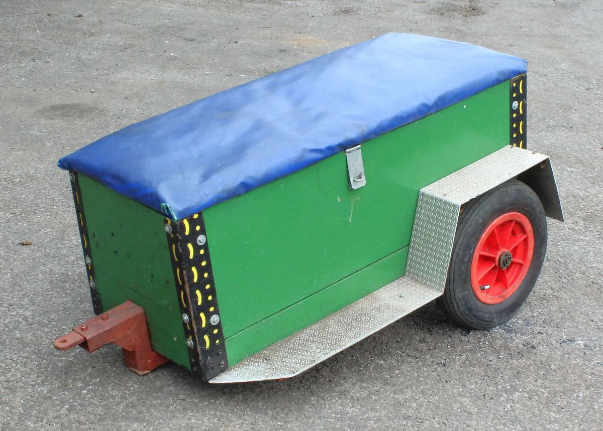 Traction engine driving truck