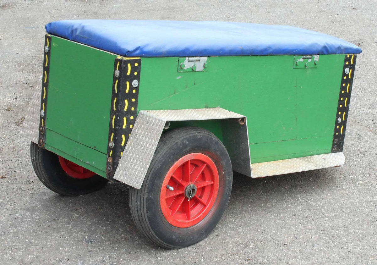 Traction engine driving truck