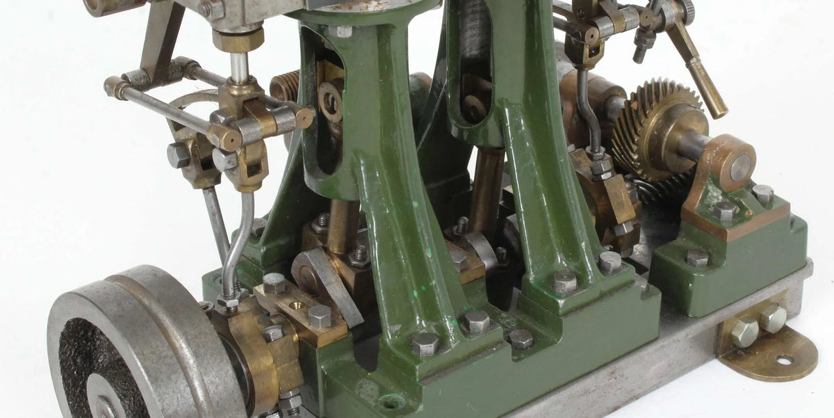 Stuart Double Ten with reversing gear & boiler feed pump