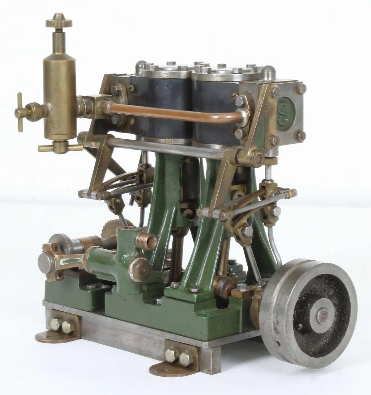 Stuart Double Ten with reversing gear & boiler feed pump