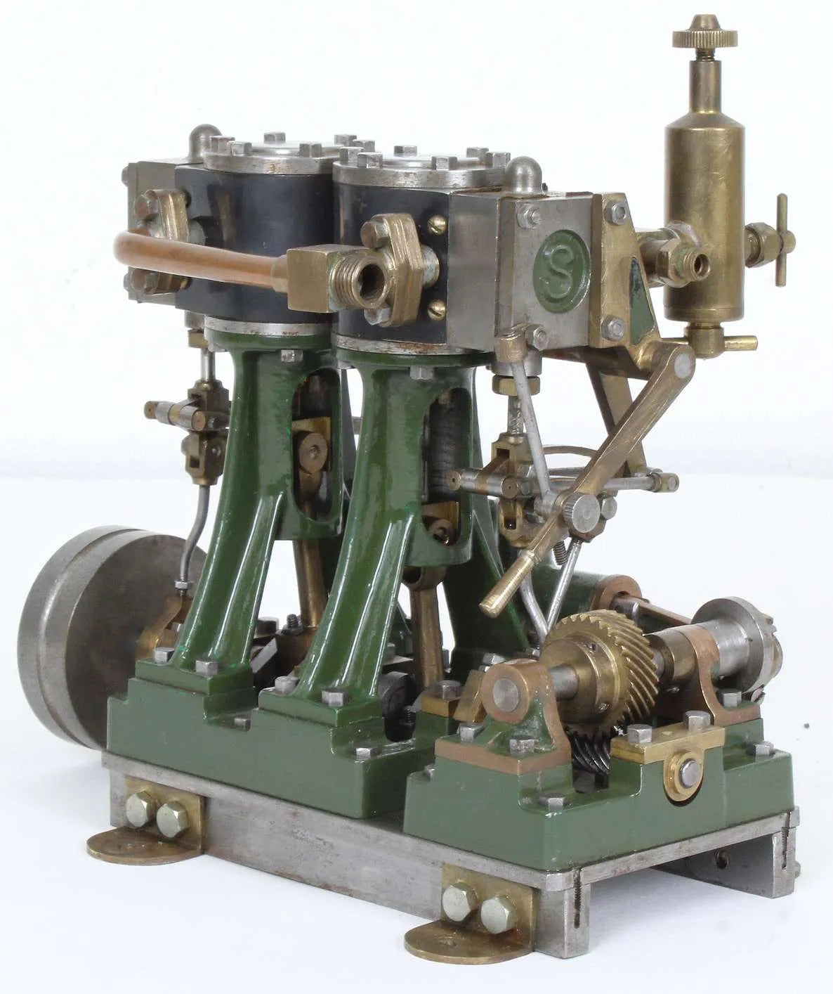 Stuart Double Ten with reversing gear & boiler feed pump
