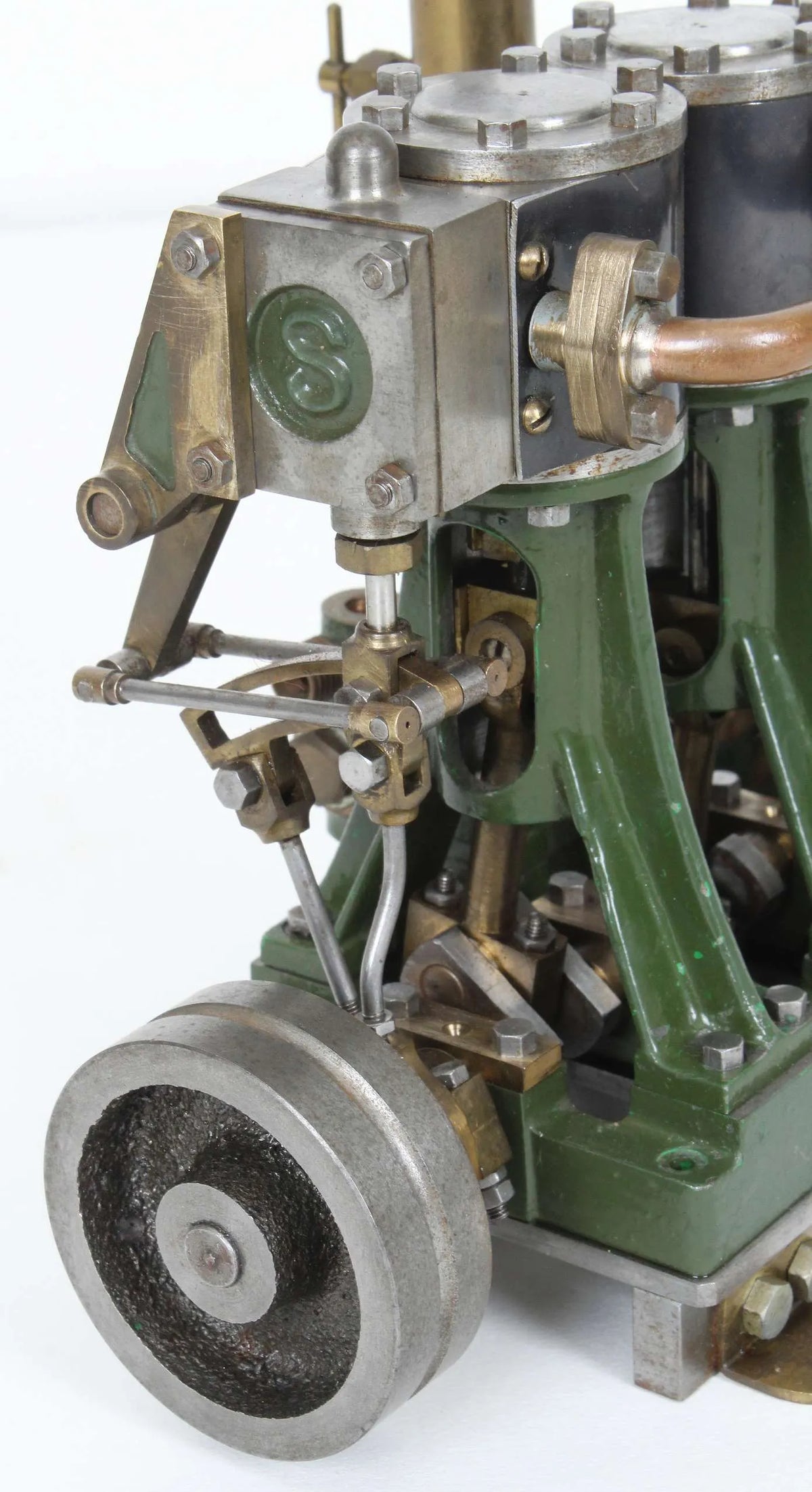 Stuart Double Ten with reversing gear & boiler feed pump