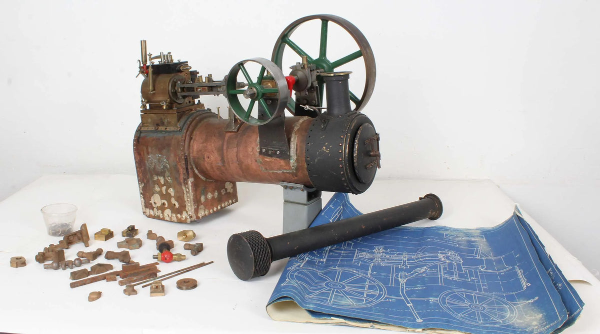 1 1/2 inch scale Marshall semi-portable engine
