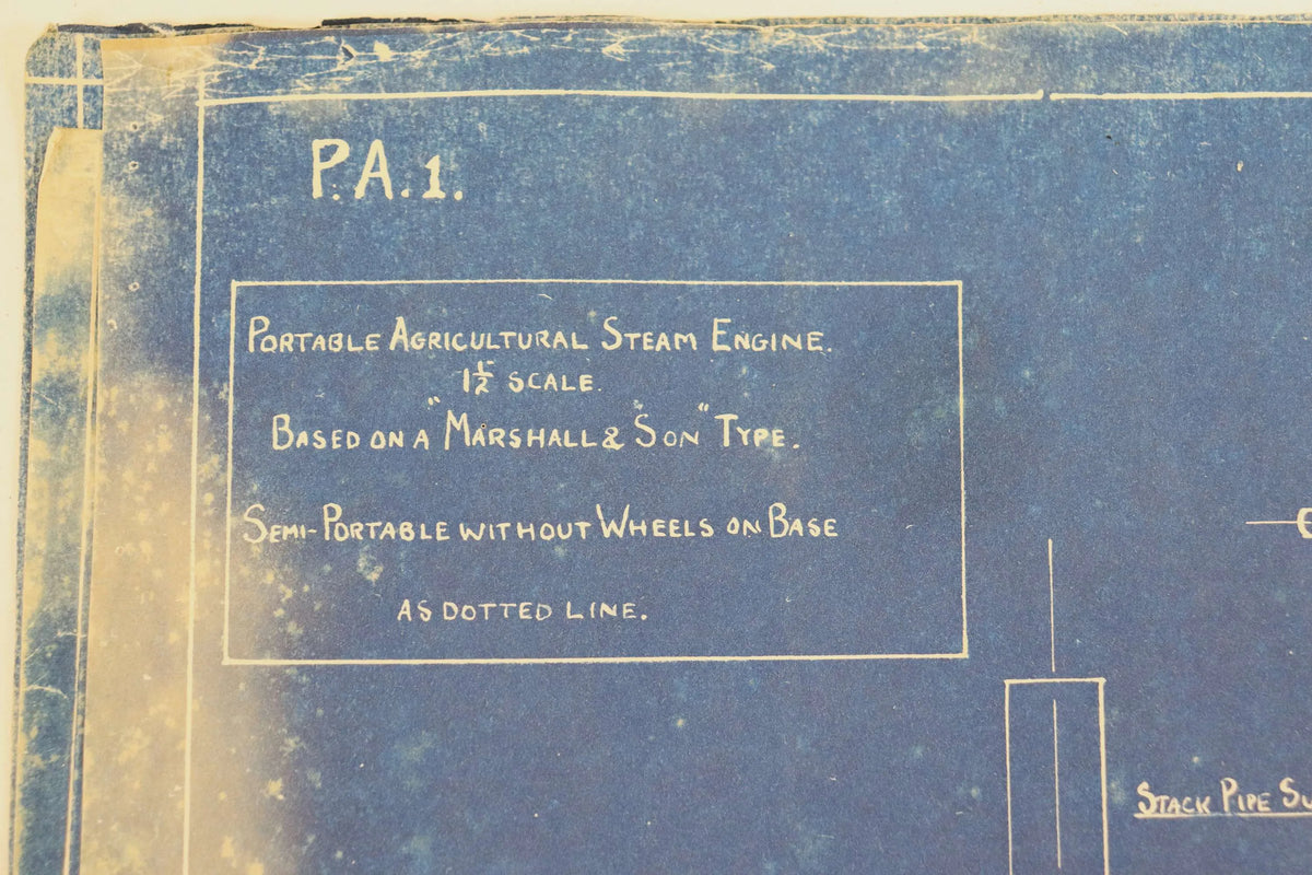 1 1/2 inch scale Marshall semi-portable engine