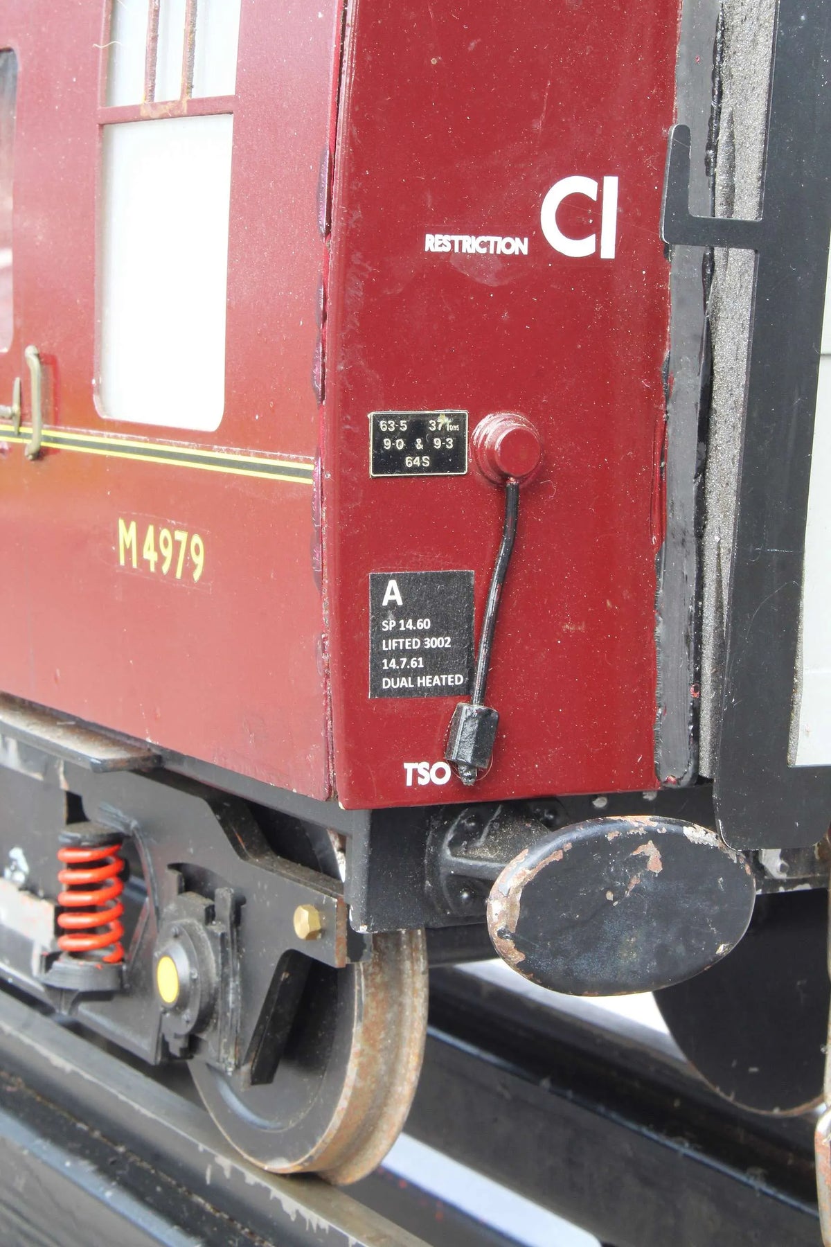 5 inch gauge BR Mk1 TSO coach