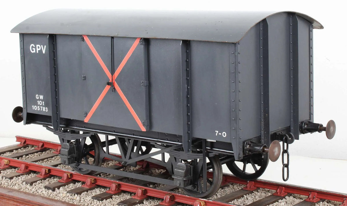 5 inch gauge GWR gunpowder wagon