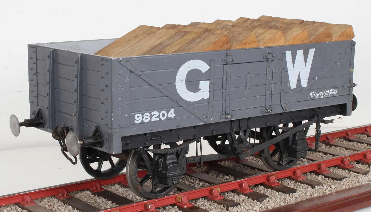 5 inch gauge GWR 10 ton planked wagon