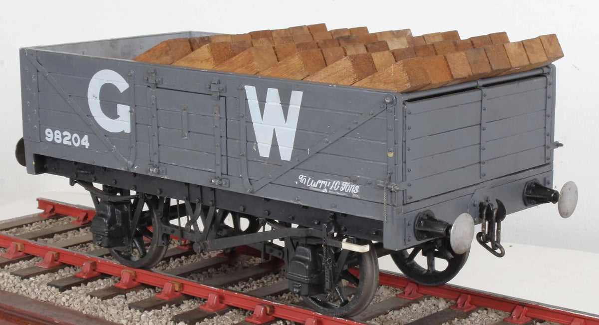 5 inch gauge GWR 10 ton planked wagon