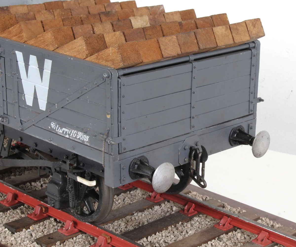 5 inch gauge GWR 10 ton planked wagon