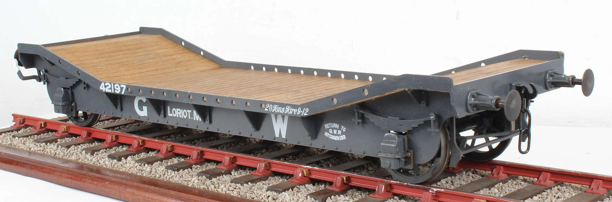 5 inch gauge GWR Loriot-M lowmac wagon