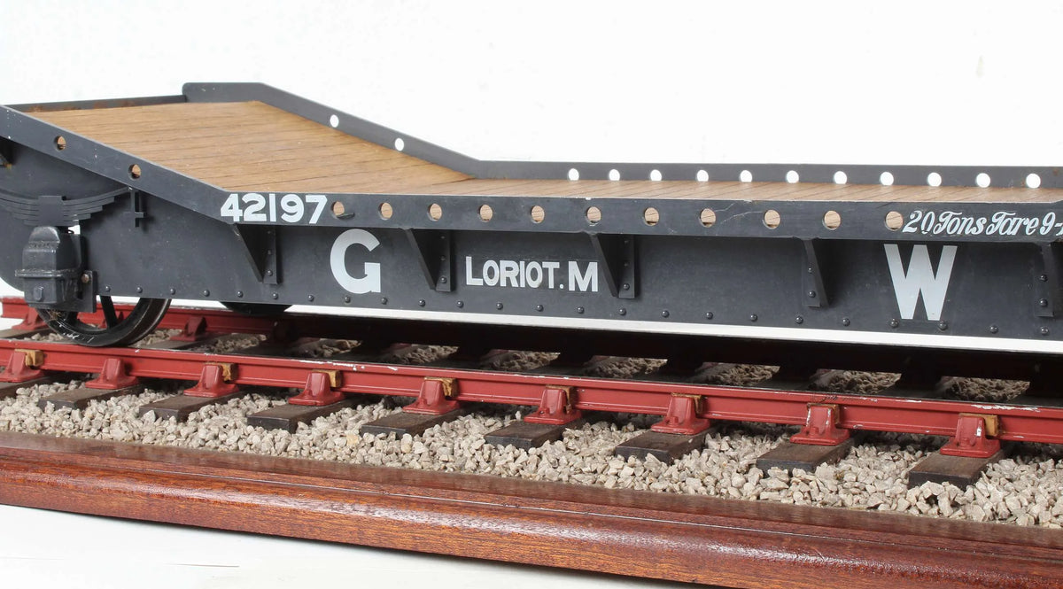 5 inch gauge GWR Loriot-M lowmac wagon