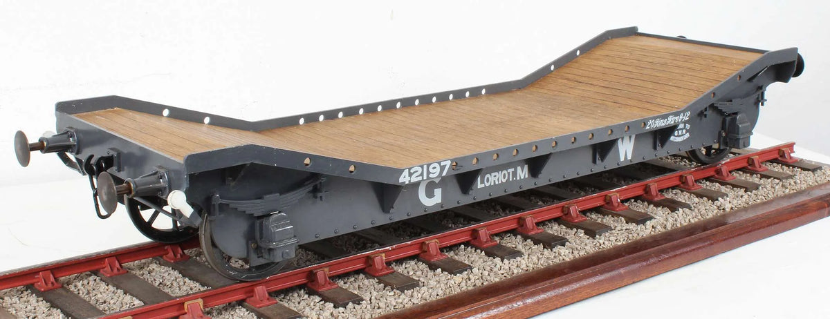 5 inch gauge GWR Loriot-M lowmac wagon