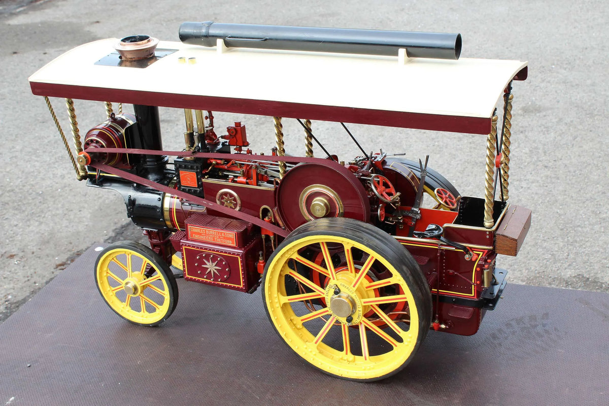 2 inch scale Burrell Gold Medal DCC Showmans tractor