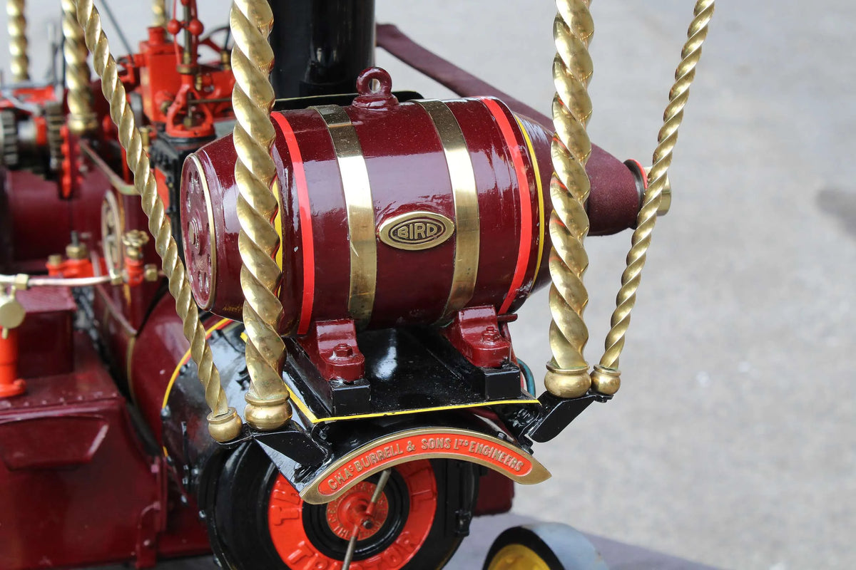 2 inch scale Burrell Gold Medal DCC Showmans tractor