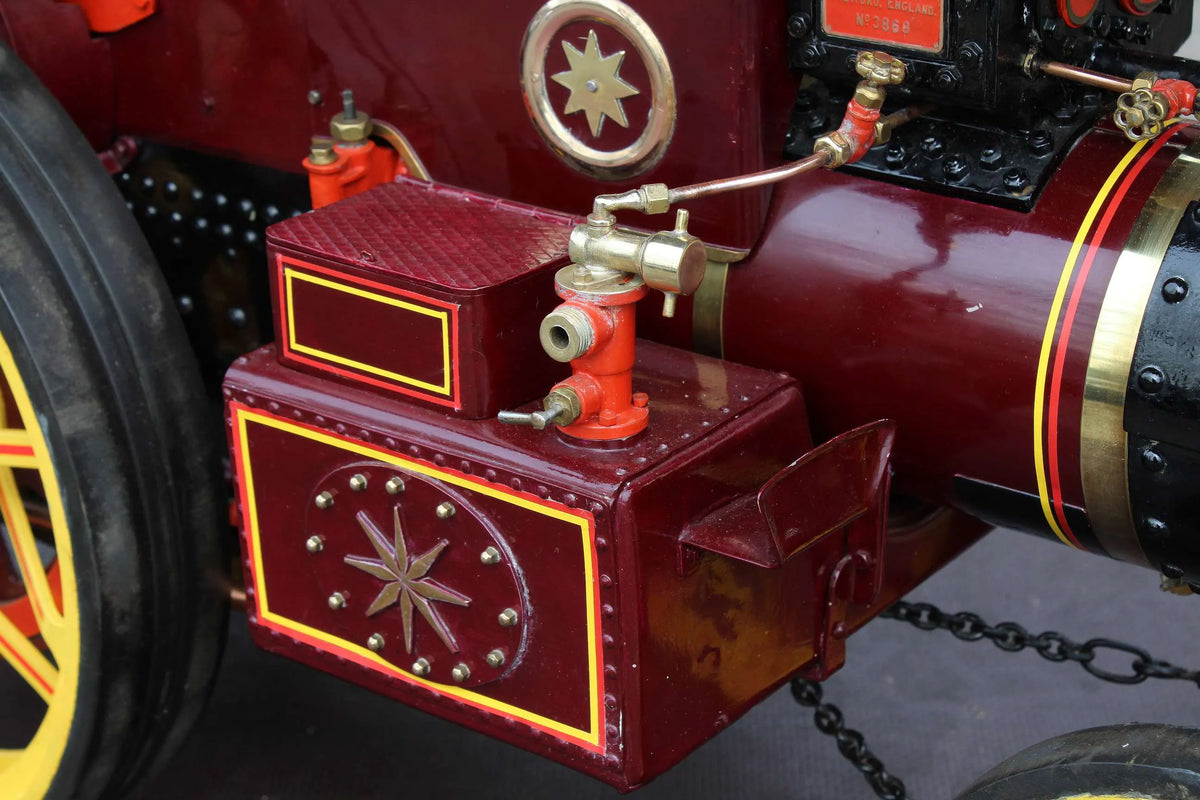 2 inch scale Burrell Gold Medal DCC Showmans tractor