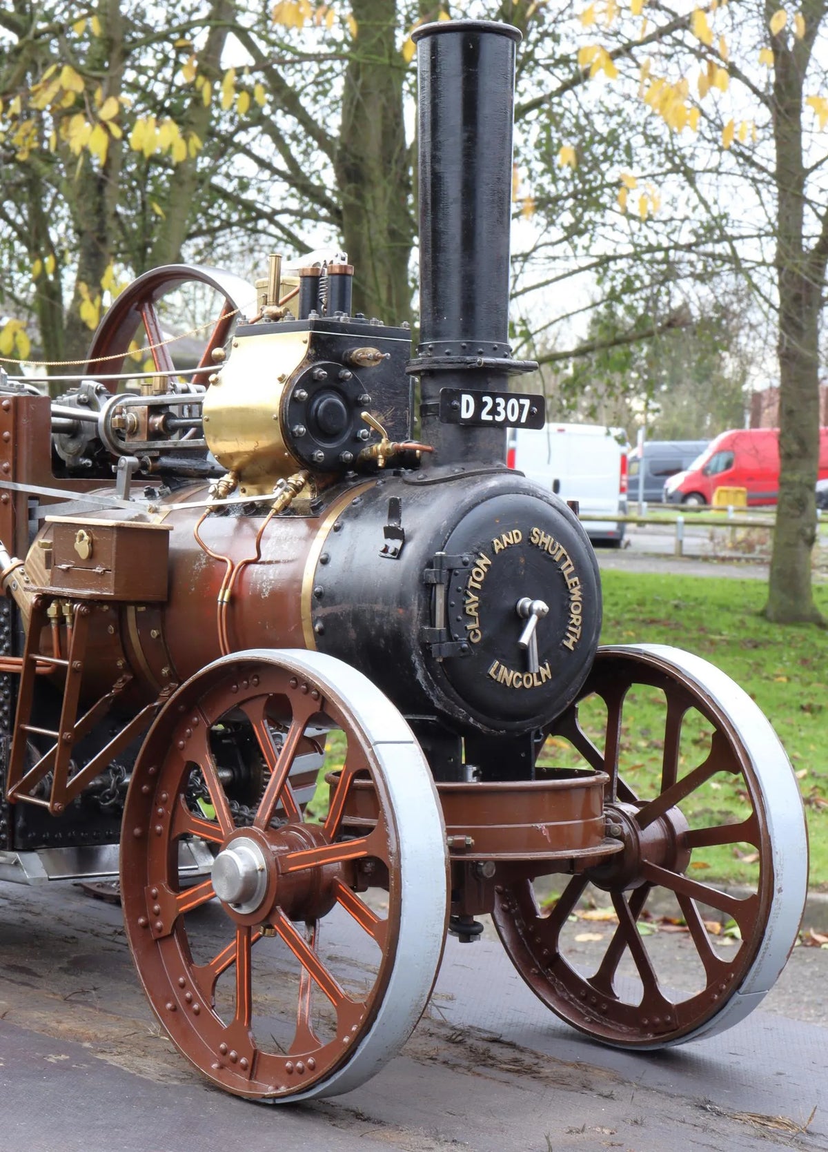 2 inch scale Clayton & Shuttleworth agricultural engine