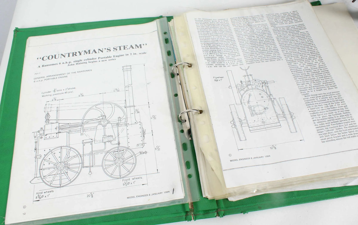 2 inch scale Ransomes, Sims & Jefferies 6nhp portable engine