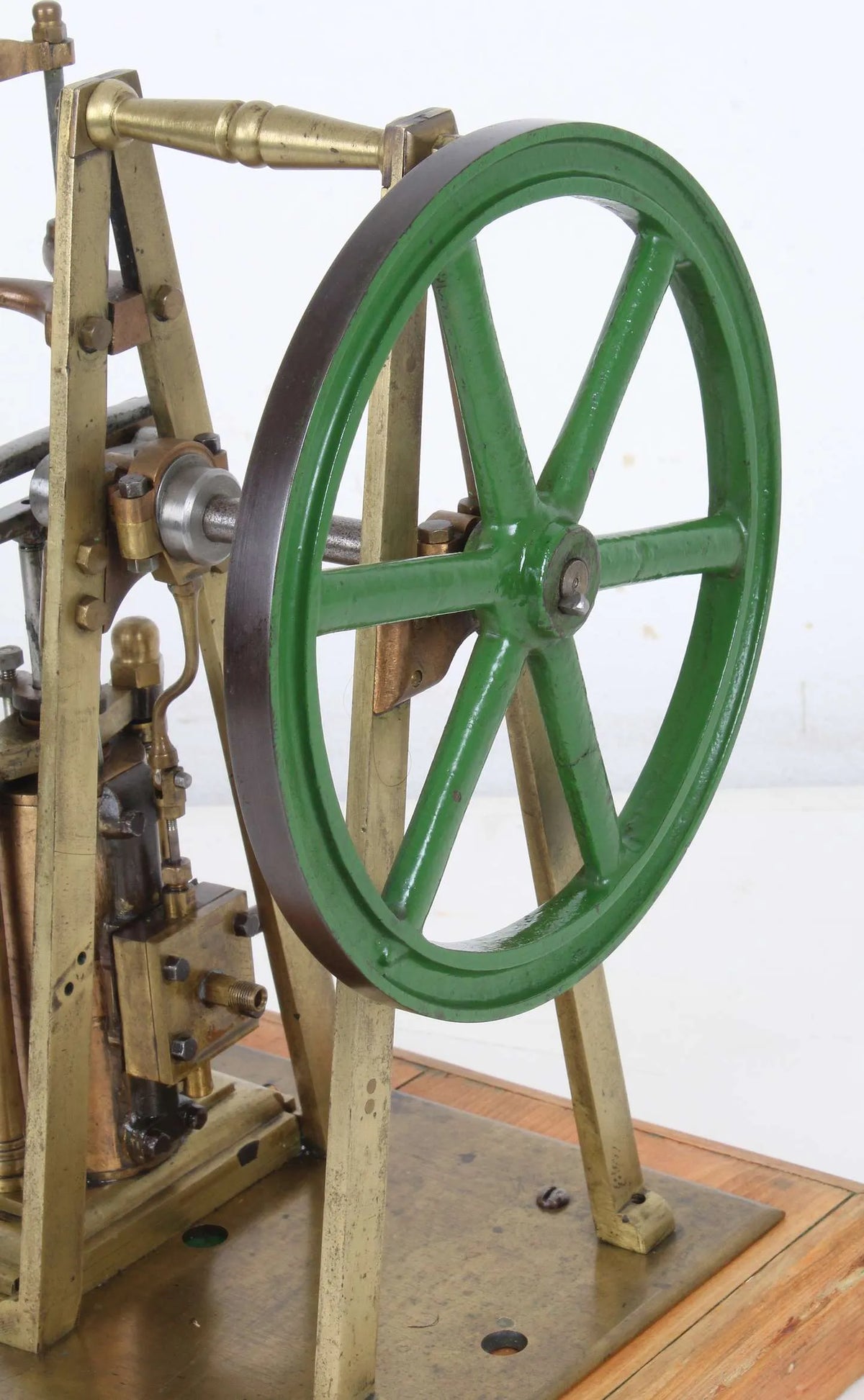 Brass Scotch crank engine
