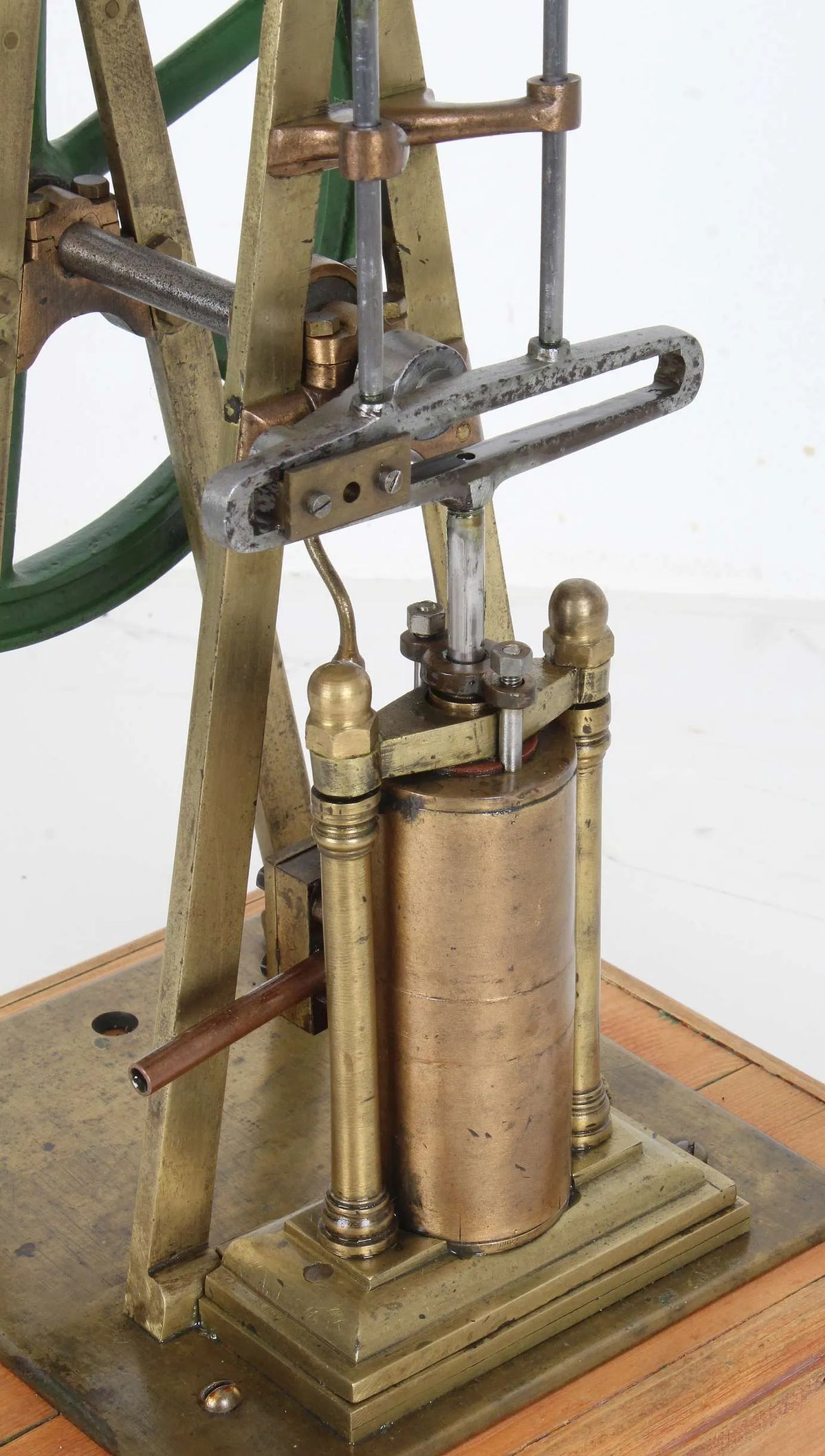 Brass Scotch crank engine