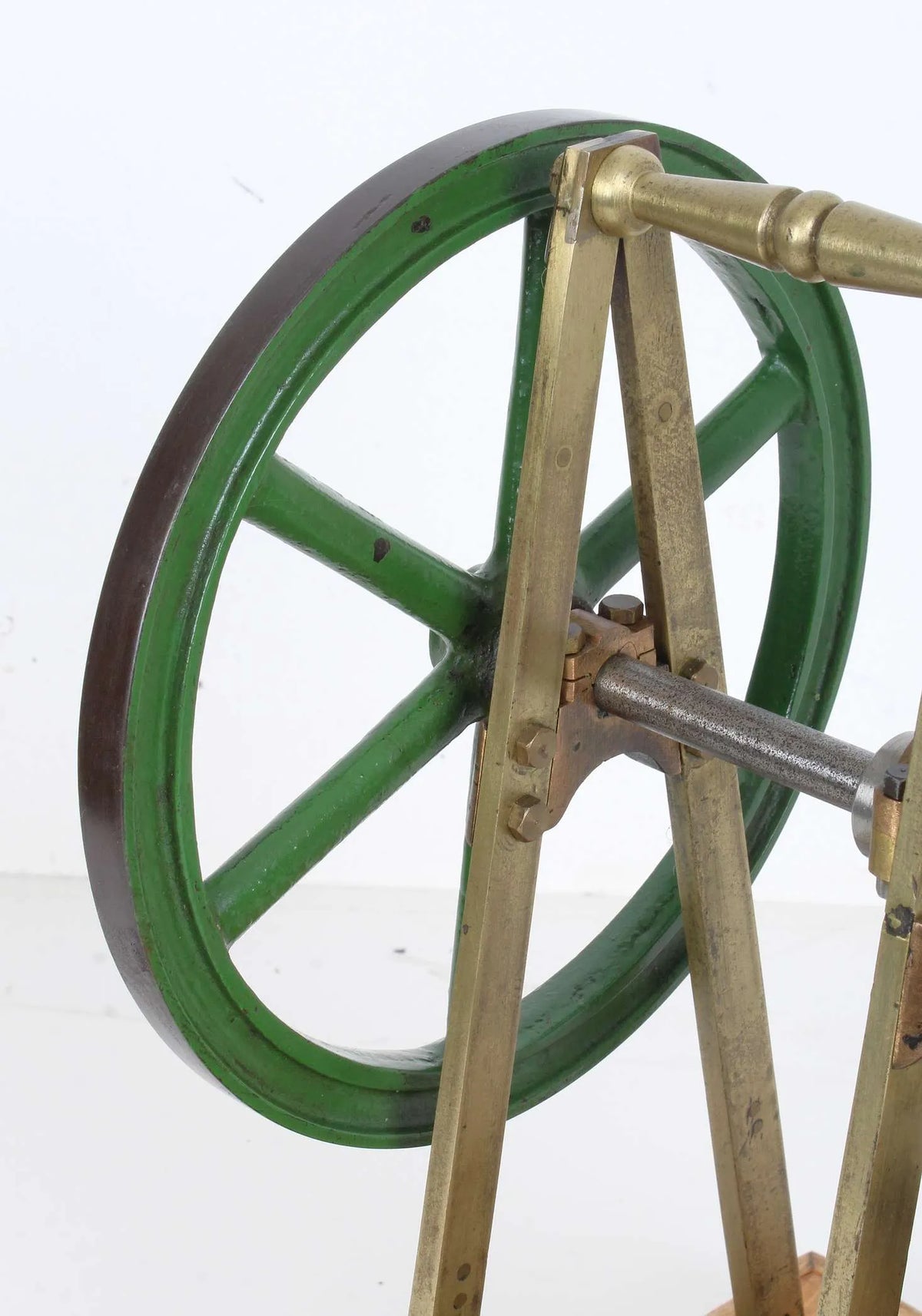 Brass Scotch crank engine
