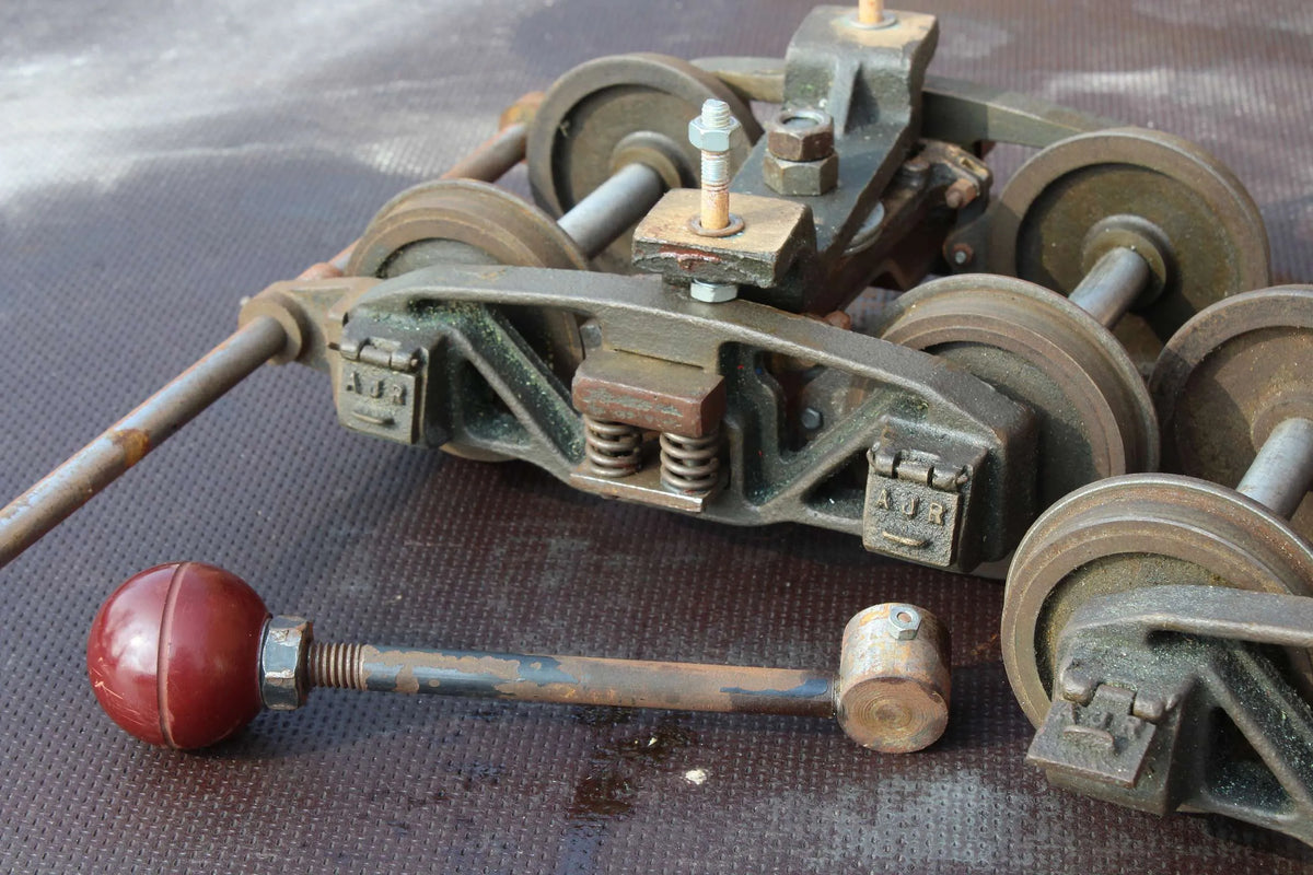 Pair 3 1/2 inch gauge Reeves bogies