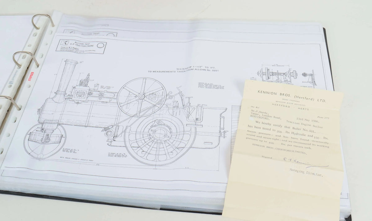 1 1/2 inch scale Allchin traction engine