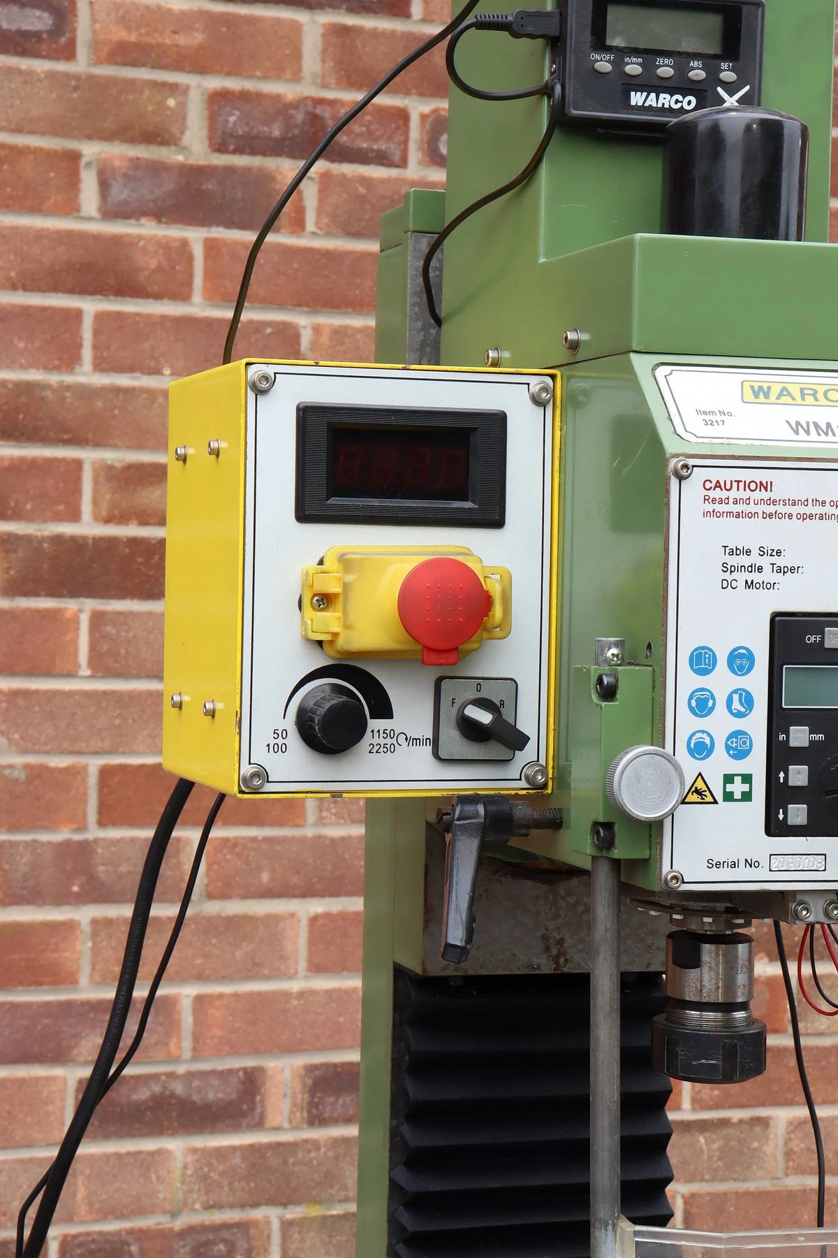 Warco WM16 mill with DRO & power feed