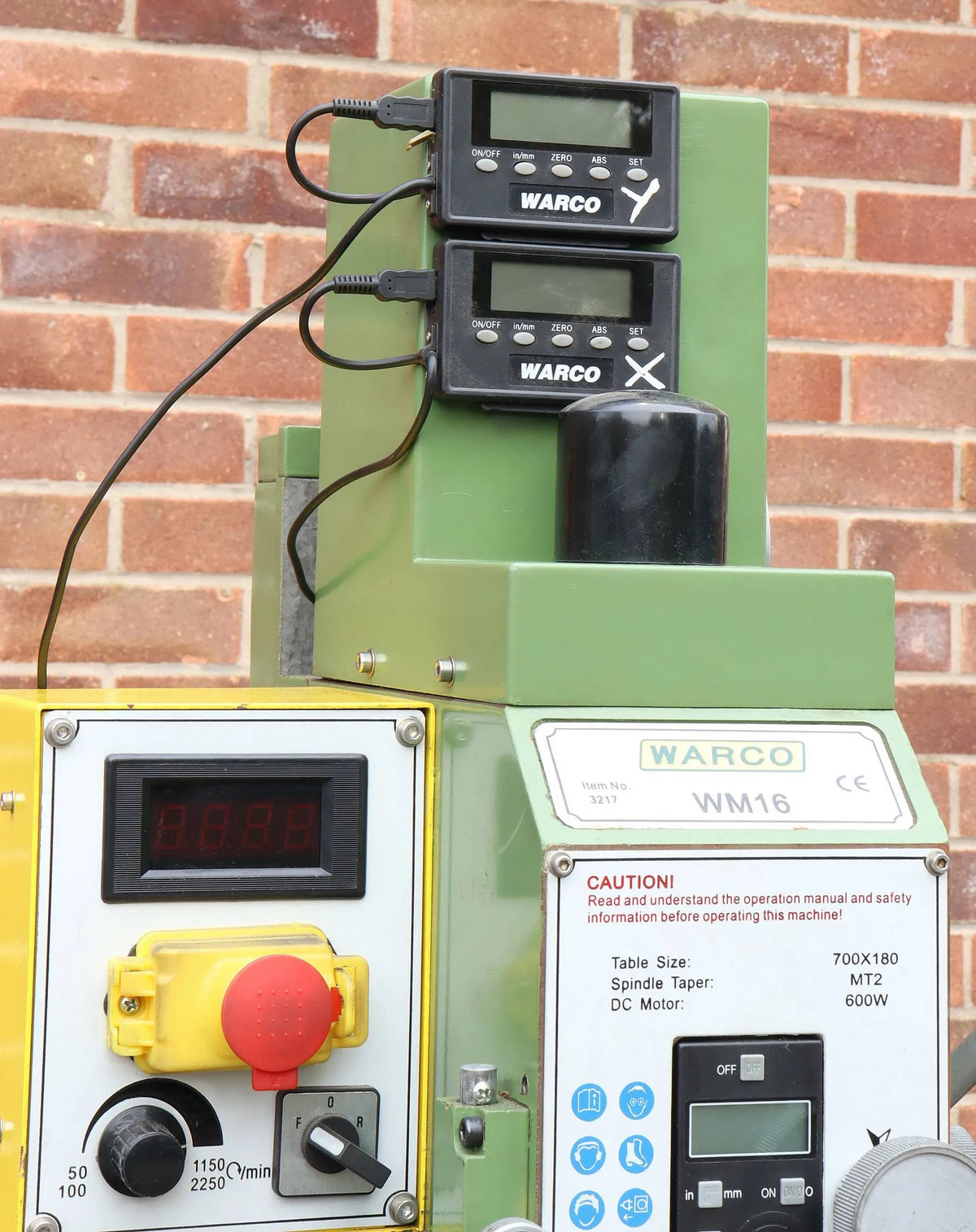 Warco WM16 mill with DRO & power feed
