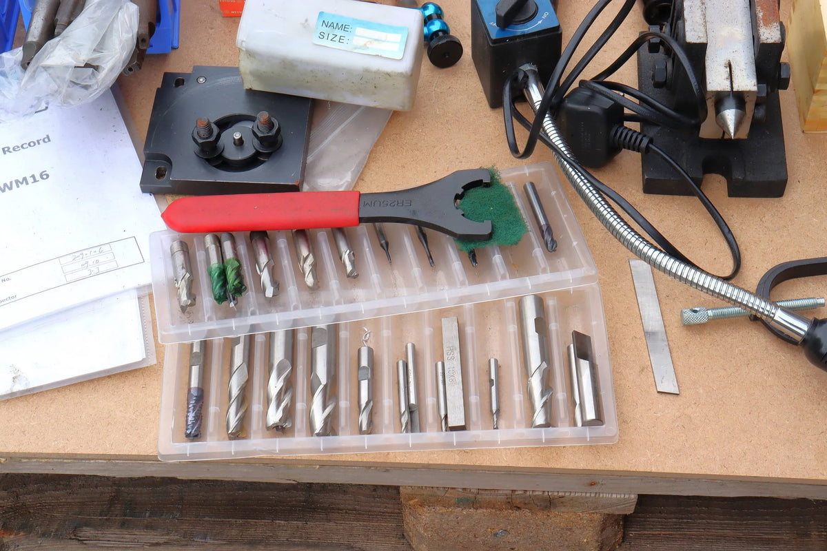 Warco WM16 mill with DRO & power feed