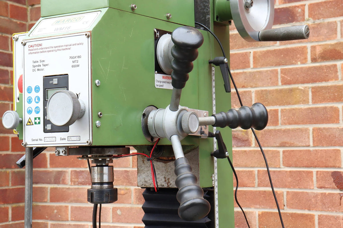 Warco WM16 mill with DRO & power feed