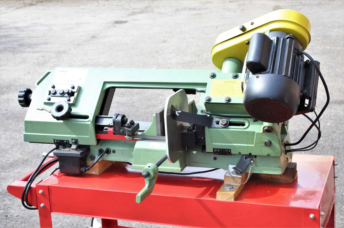 Warco bandsaw with trolley