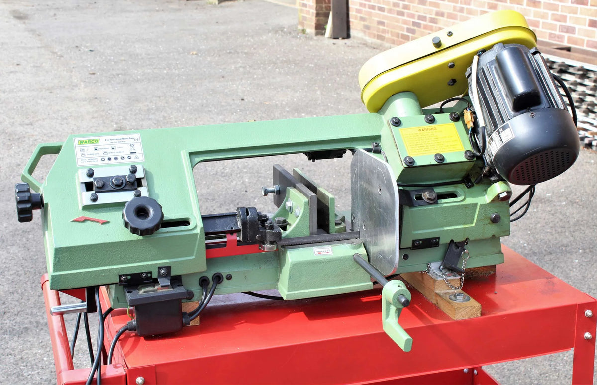 Warco bandsaw with trolley
